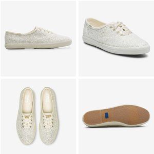 Keds x Kate Spade Cream Glitter Size 9